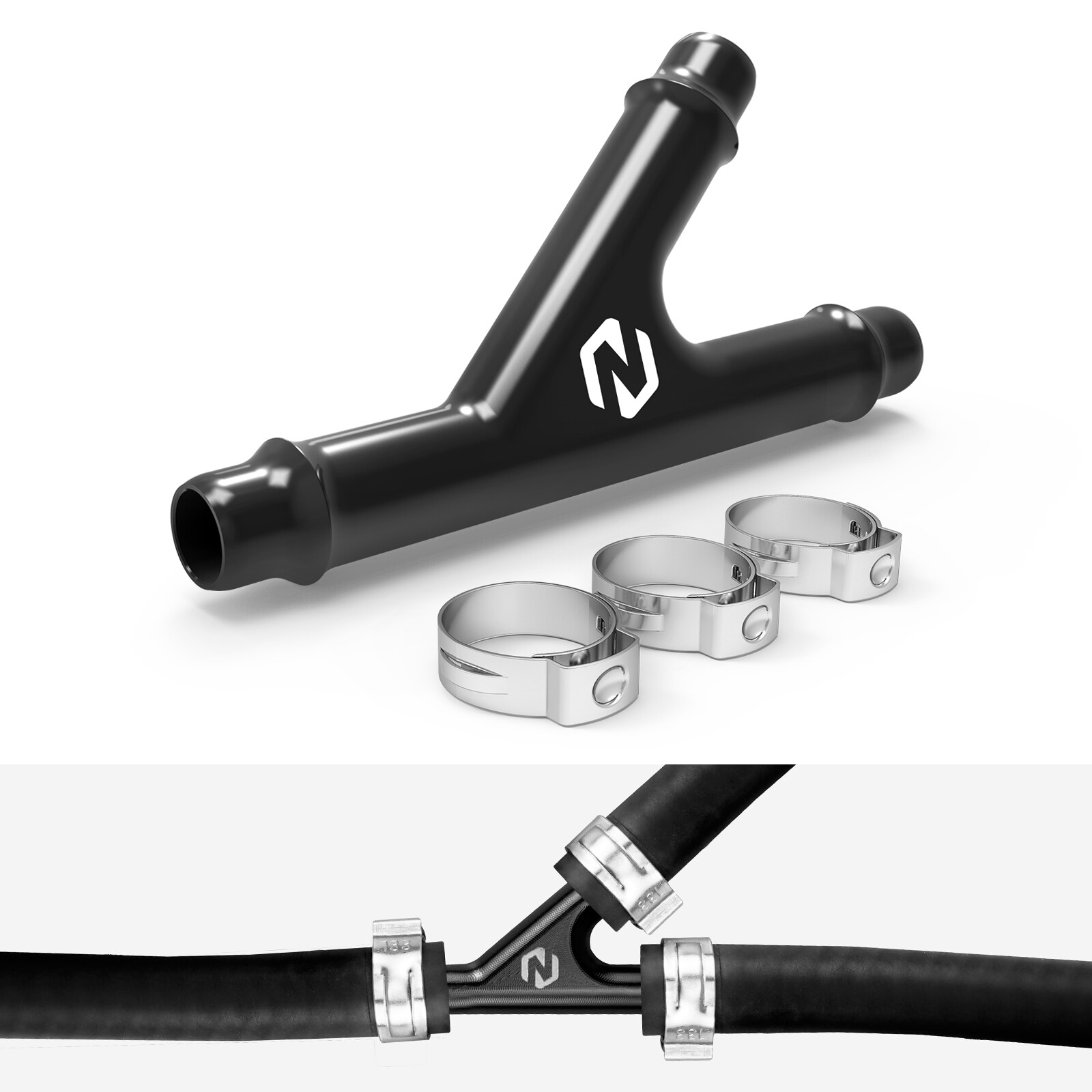 Y-Fitting Adapter Heater Hose Connector For Can-Am Commander 800 1000 1000R