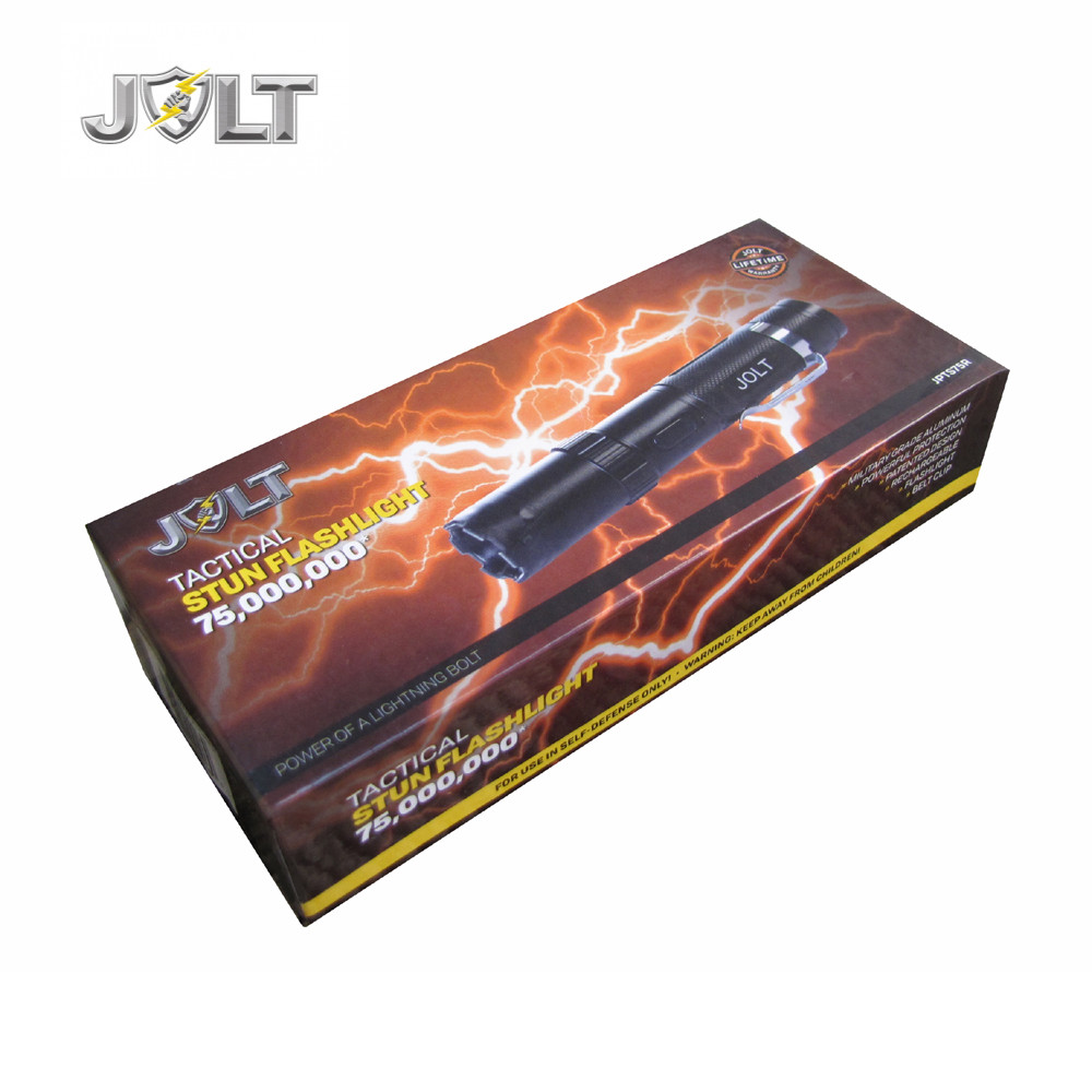 JOLT STUN GUN Flashlight 75,000,000 Volt Military Grade Holster New Smaller Size