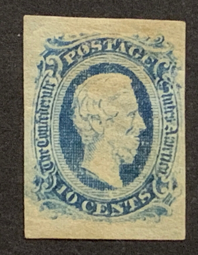 Travelstamps: US Stamps CONFEDERATE CSA SCOTT #11 MINT OG H