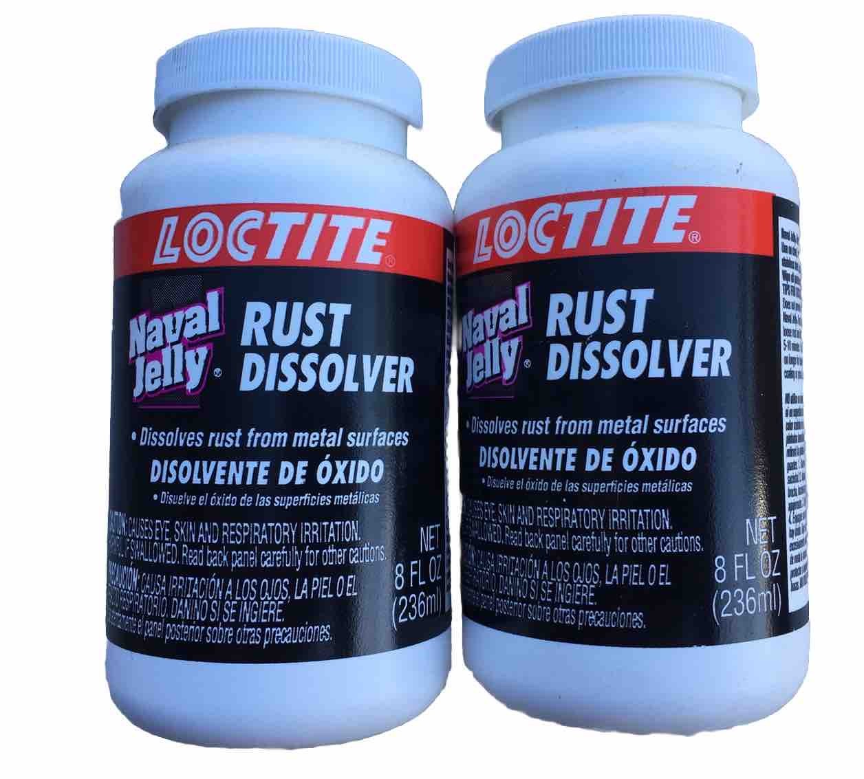(2) Loctite Naval Jelly Rust Dissolver, 8 fl oz, Bottle