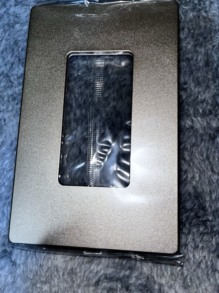LIDER Snap On Decorator Wall Plate Gold Matte Finish Single