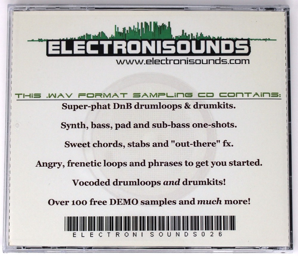 Electronisounds Drum N Bass Void Sample/Sound Library/Sampling CD 2005