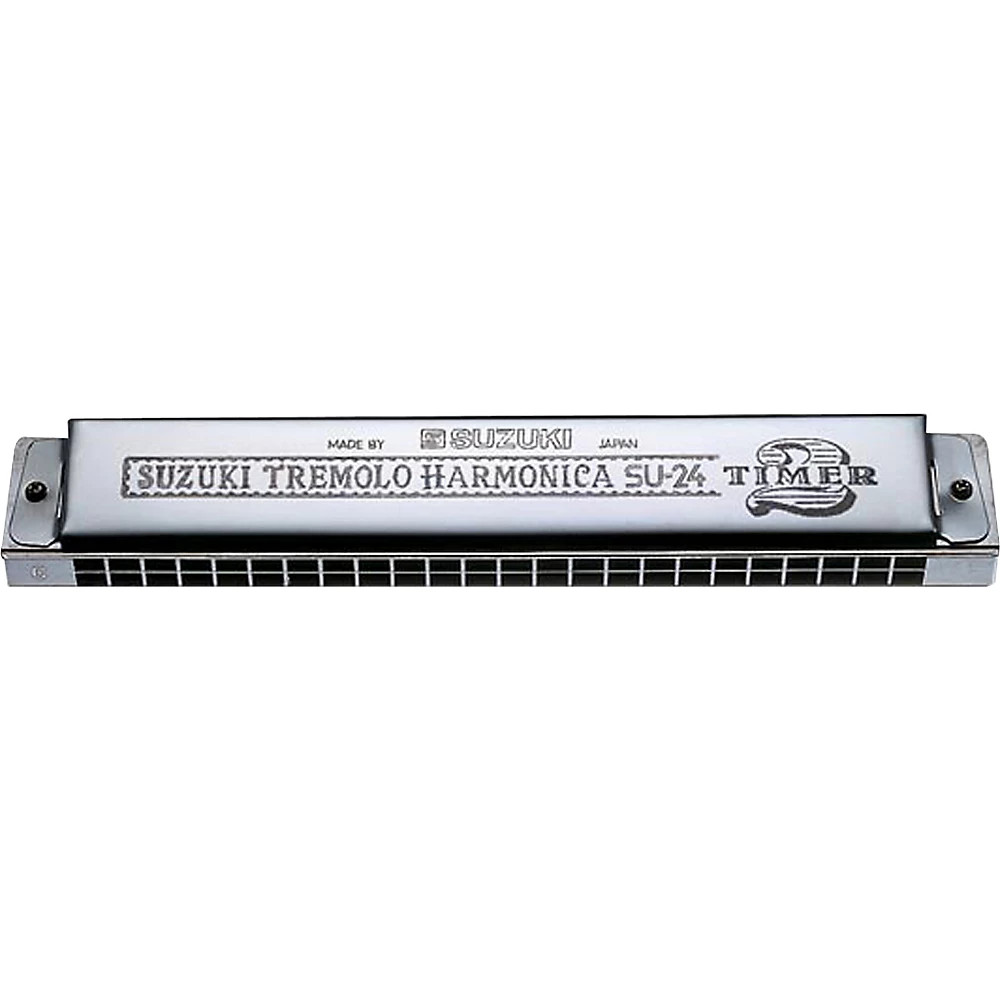 Suzuki 2 TIMER TREMOLO HARMONICA A 24 Hole