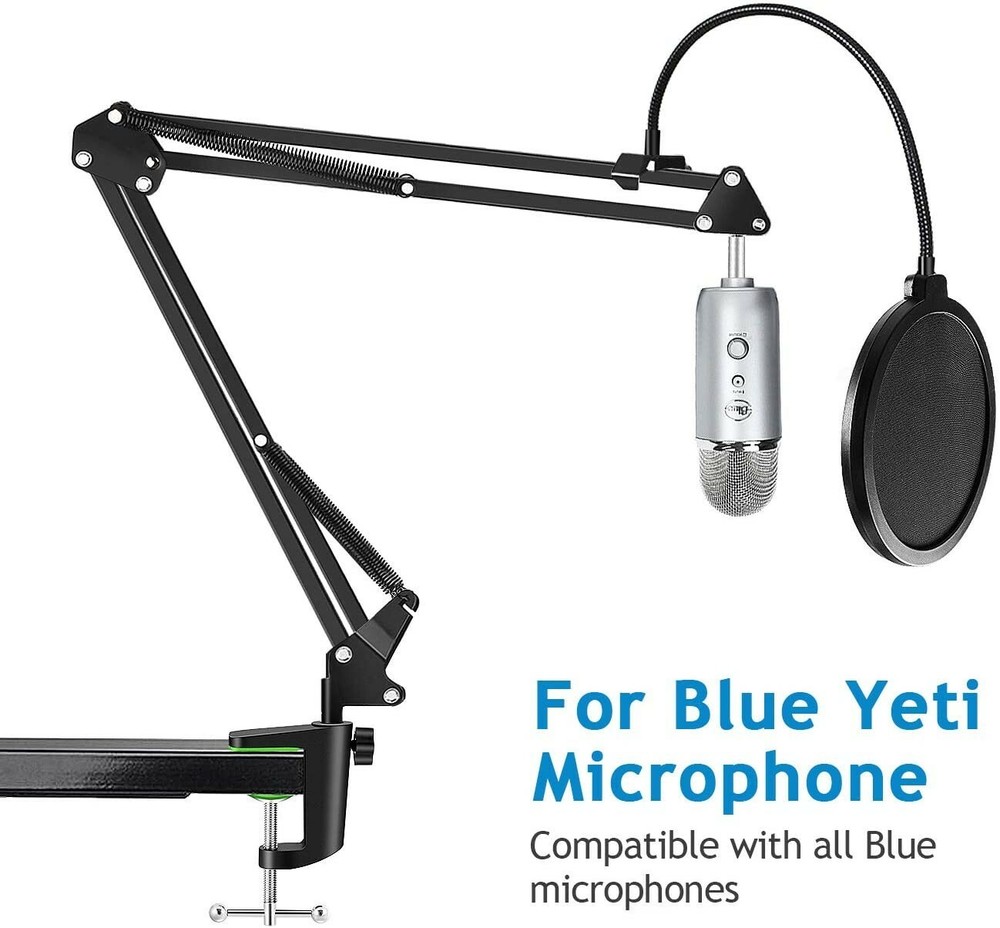 Neuma Recording Studio Accessory Set Professional Microphone Stand & Pop Filter