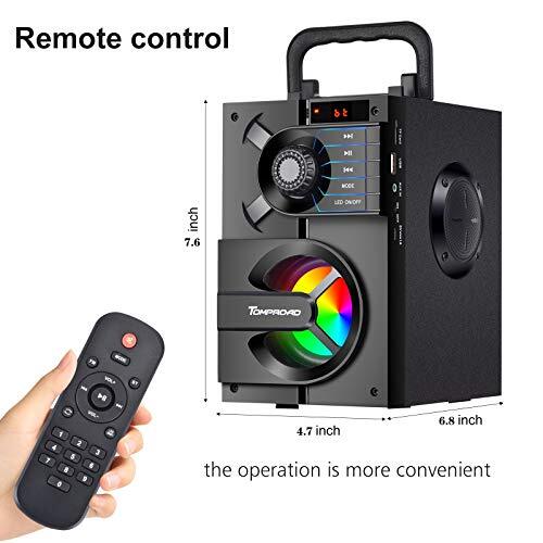 Bluetooth Speaker, Portable Bluetooth Speakers with Subwoofer Wireless Stereo