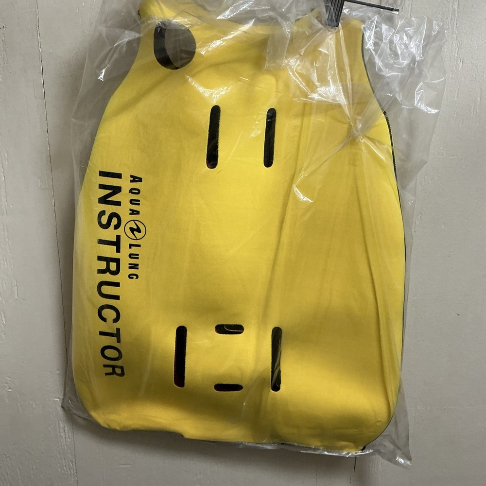 Aqualung Rogue BCD Bladder Cover Yellow “Instructor” NEW OPEN BOX