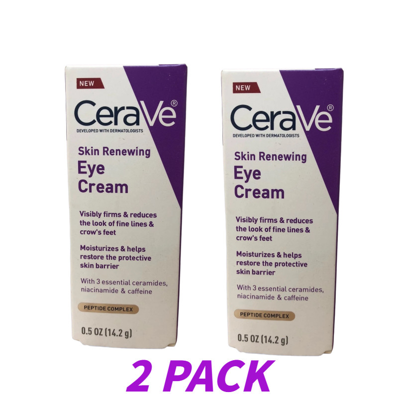 Cerave Anti-Aging Eye Cream for Wrinkles with Caffeine and Hyaluronic Acid
