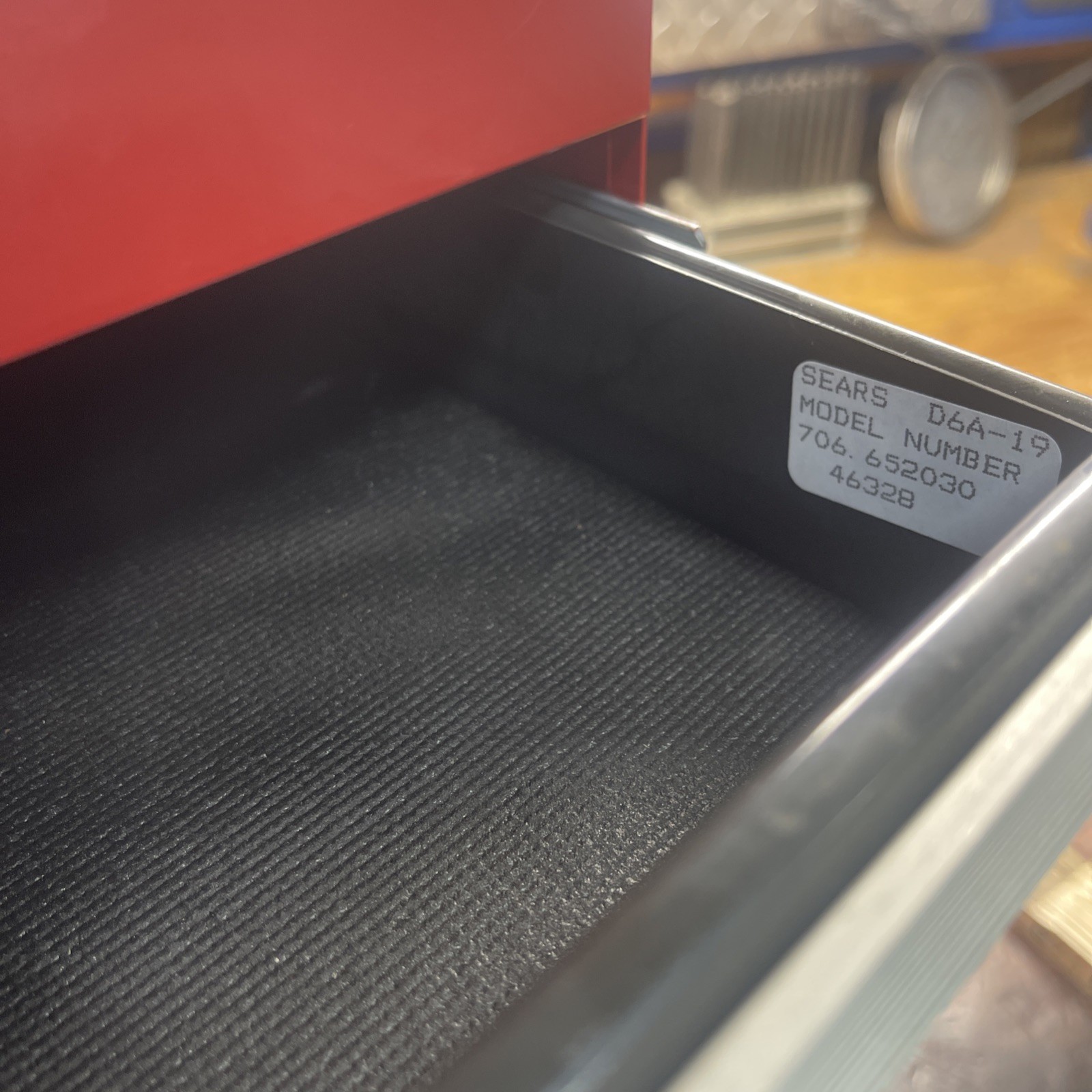 Vintage Sears Craftsman Hanging Side Tool Box - 706.652030 W/ Keys