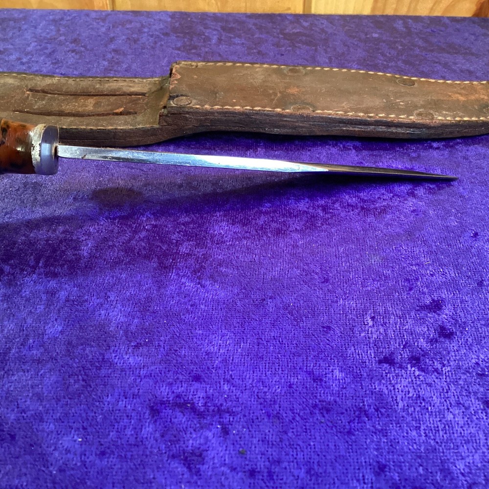 WW2 KBAR “COMMANDO” KNIFE W/ORIGINAL SHEATH - NICE RARE PIECE !!!