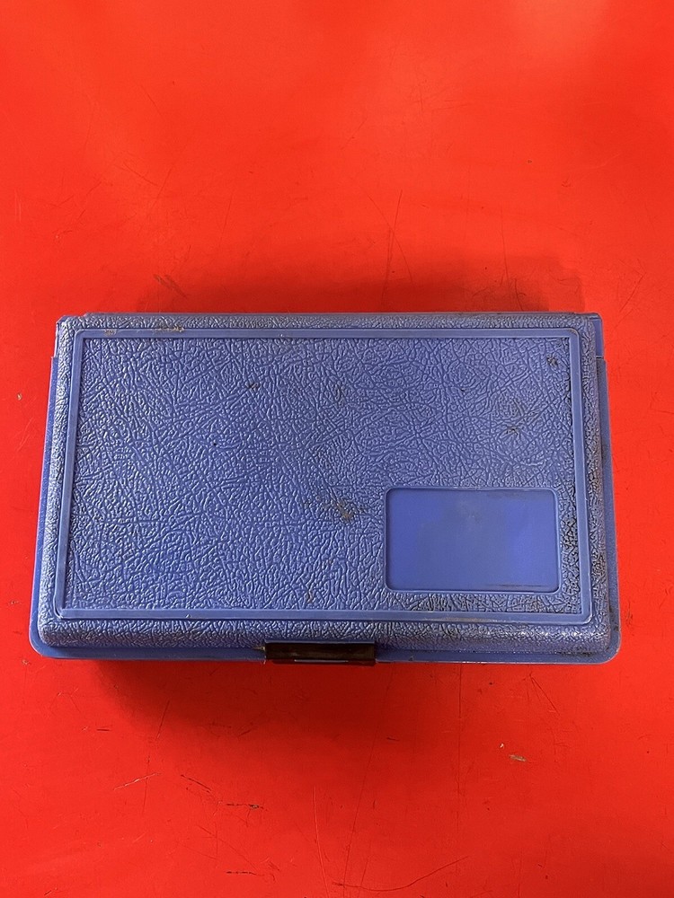 Central Tools Depth Micrometer #6240 With 2 Rods And Manual In Plastic Case