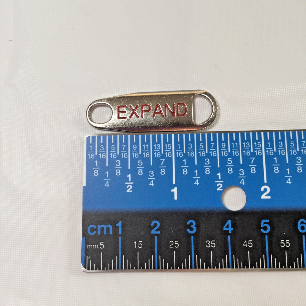 One Replacement Zipper Pull EXPAND Expander Expansion for Suitcases Luggage