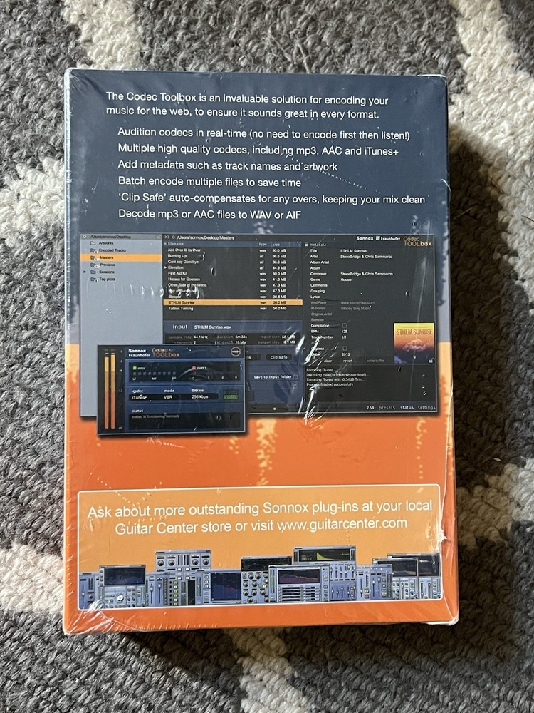 New / Unopened Sonnox Fraunhofer Codec TOOLbox Song Mastering Encoding