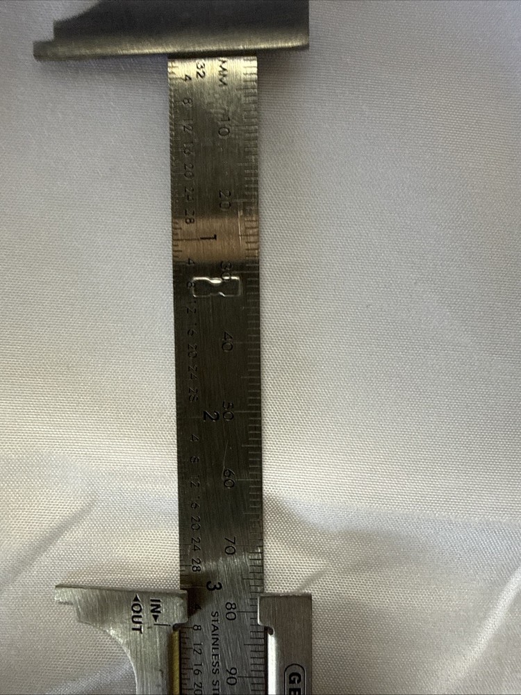 GENERAL HARDWARE MACHINISTS PROTRACTOR , CALIPER, POCKET RULER, 3 PC SET - Nice!