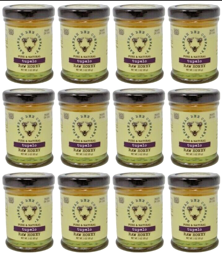 TUPELO HONEY 3oz 85g Savannah Bee Company Made in USA Pure Natural RAW Honey