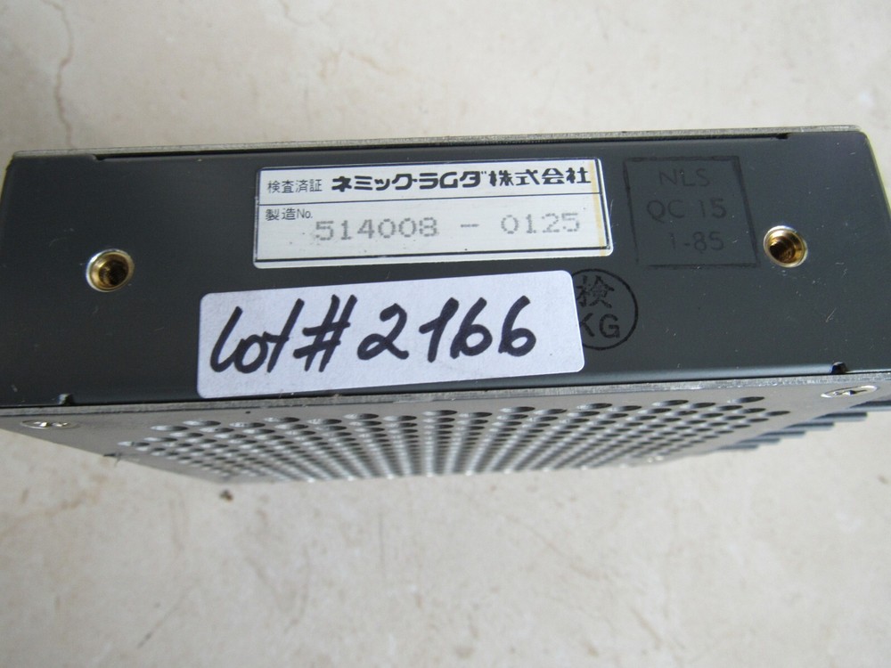 Nemic Lambda ES-9-24 Lot # 2166 Listed by Greg