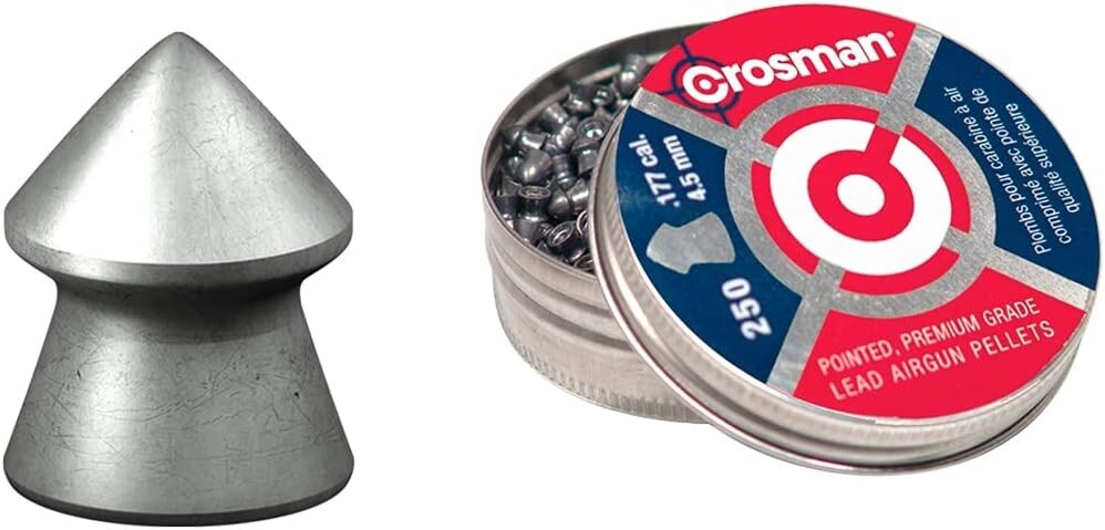 Crosman P177 .177-Caliber Pointed Pellets (250-Count)