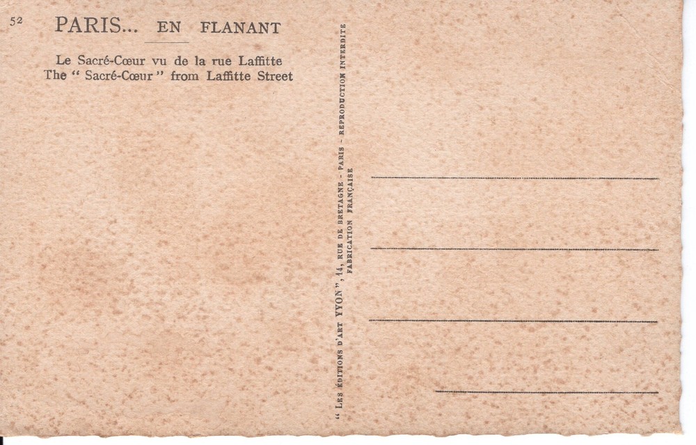 PARIS EN FLANANT - PC2058