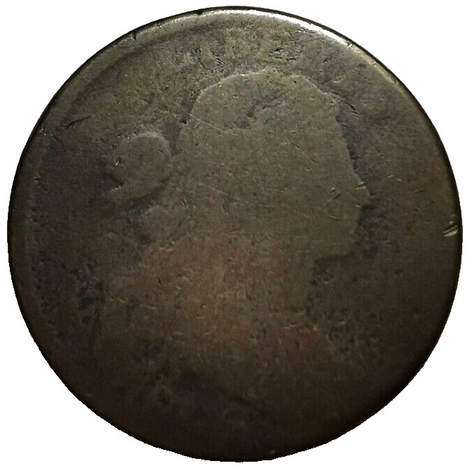 1802 US Draped Bust Large Cent Coin S-226