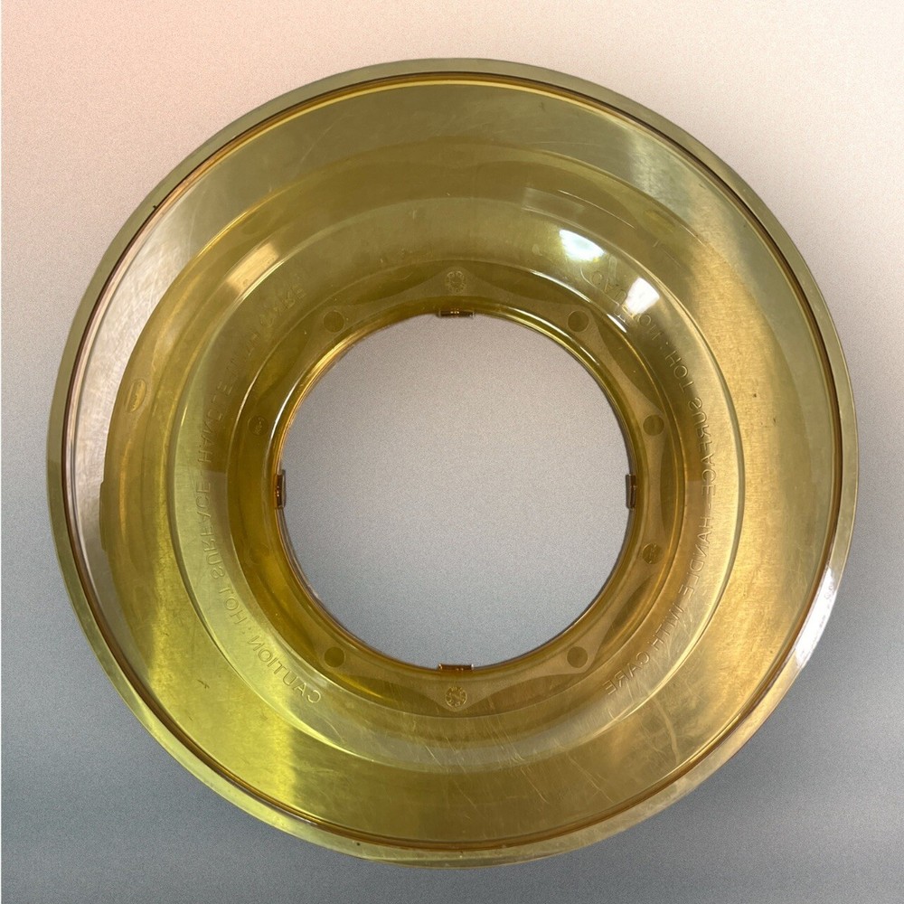 NuWave Pro Plus Infrared Oven Model 20601 Replacement Amber Plastic Dome Cover