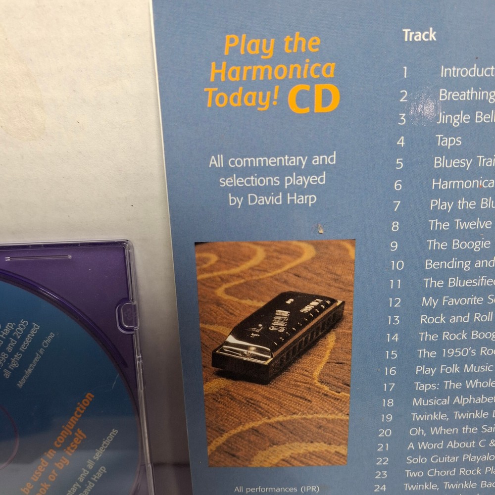 Mud Puddle Books Harmonica Instruction Book & CD" Play the Harmonica Today "2005