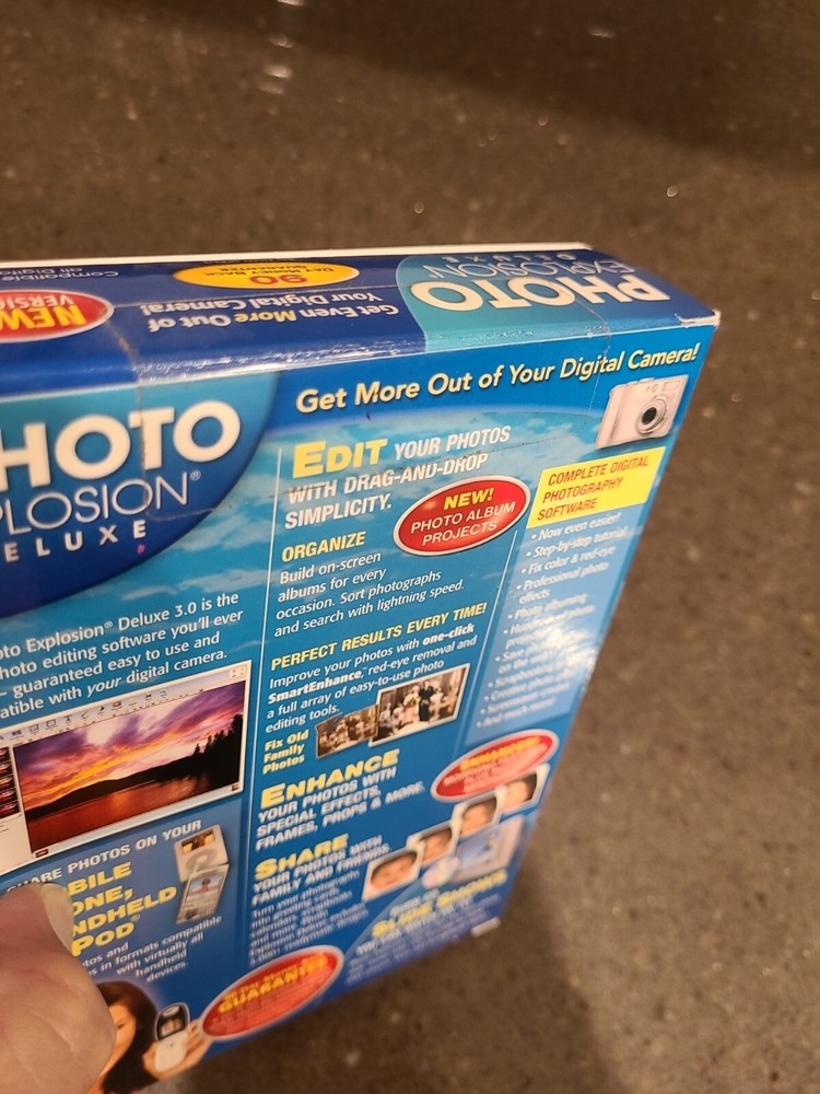 Nova Photo Explosion Deluxe Vers 3 Complete Digital Photo Studio 4 Disk & Manual