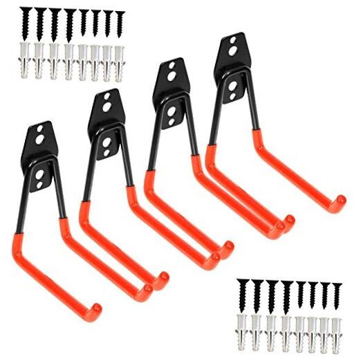 Storage Double Hooks Garage Space Saver Organizer Utility Hanger,Rack Extended