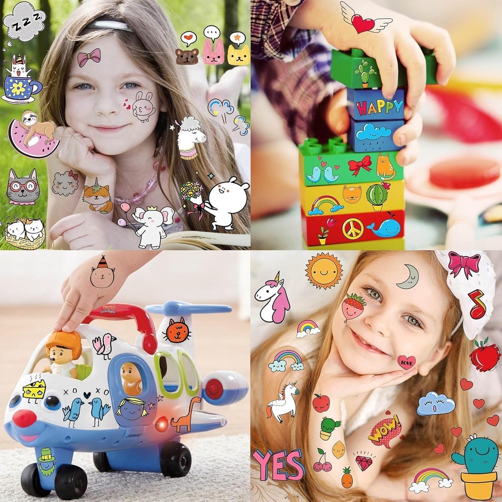 30 Sheets 600+ Patterns Summer Cute Small Temporary Tattoos For tiny,
