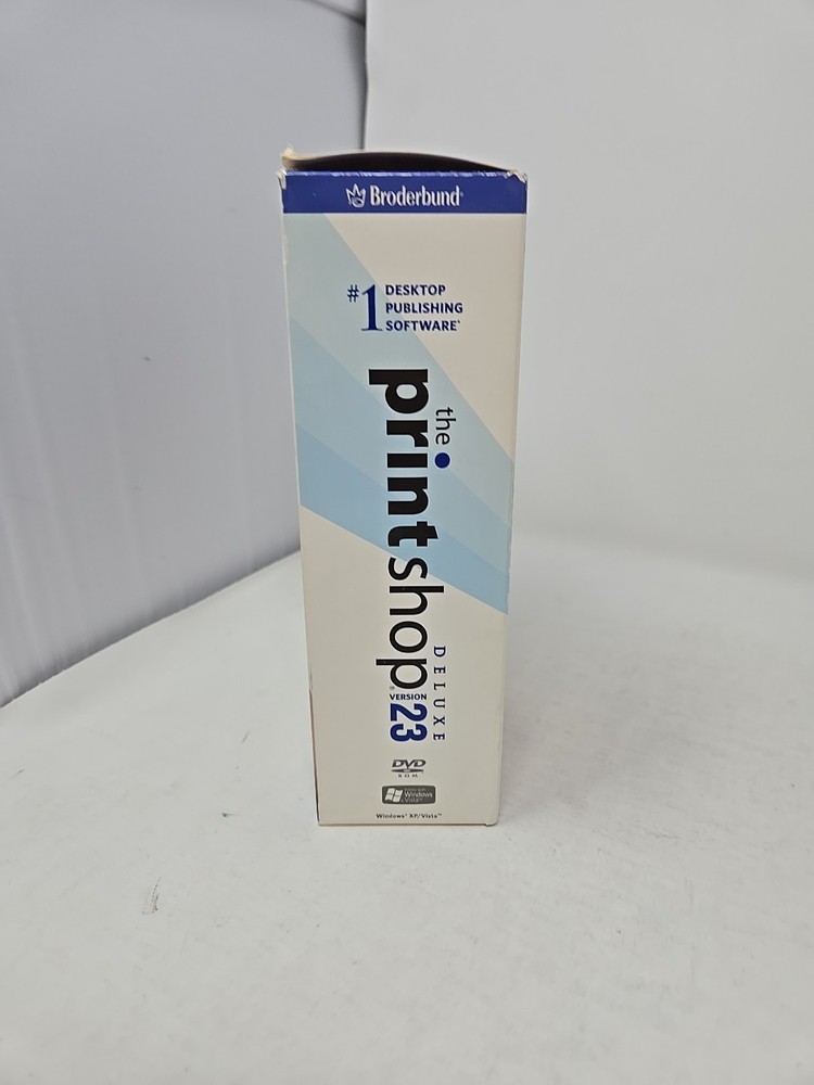 The Print Shop Deluxe Version 23 for Windows IMAGE And Install/Program Disc