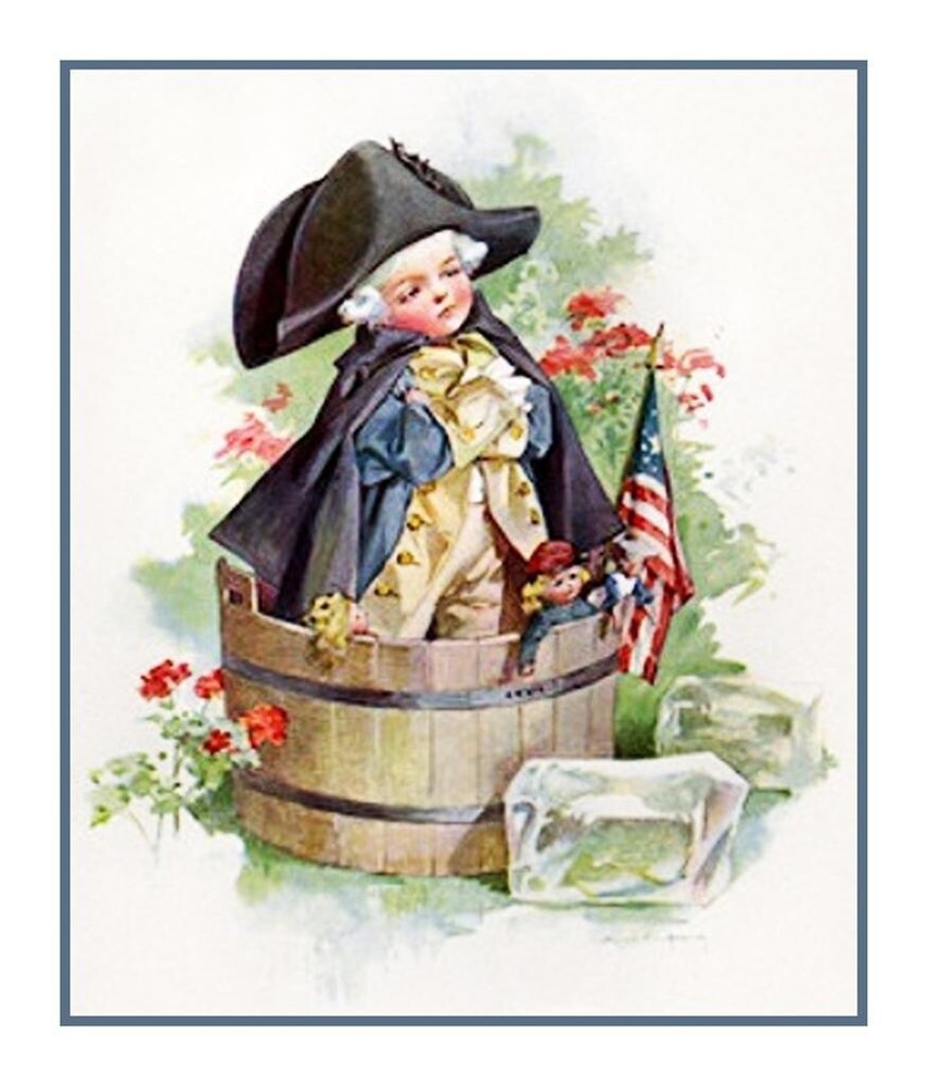 Maud Bogart Washington Crossing Delaware Counted Cross Stitch Chart Pattern