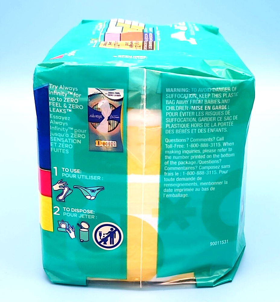 Pads Regular Ultra Thin 2x Always 22 Each