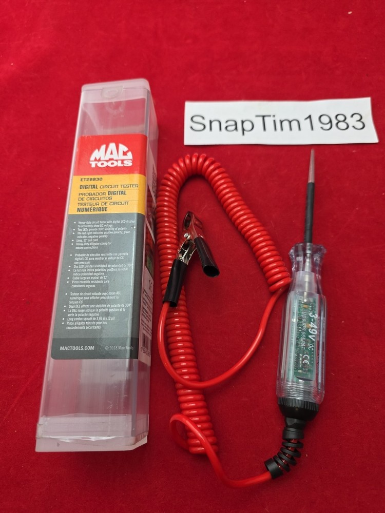 Mac Tools ET28830 Digital Circuit Tester