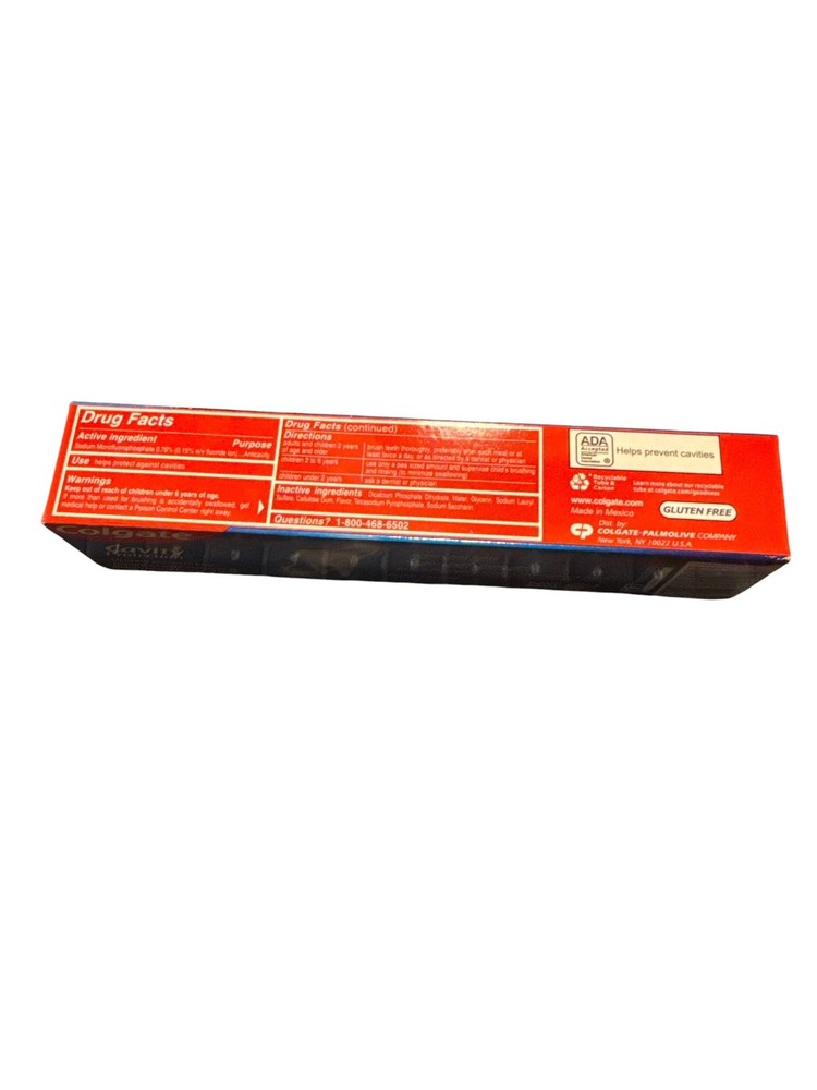 Colgate Cavity Protection Fluoride Toothpaste Mint Flavor 25% Free pack 3