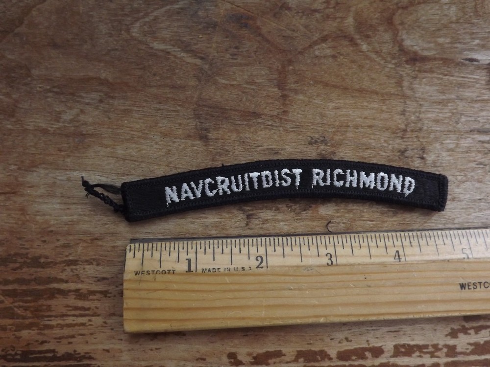 Navy NAVCRUITDIST RICHMOND Tab - INV# C1253