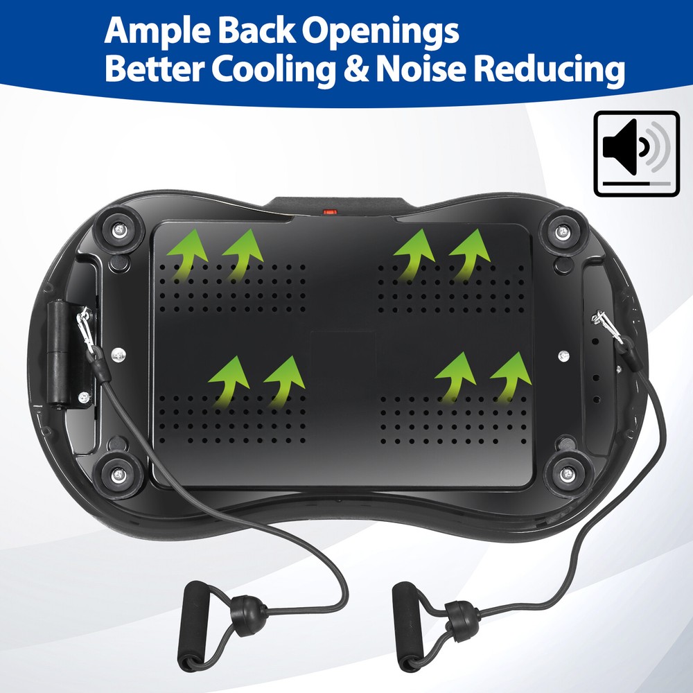 vibration plate exercise machine full body workout vibration platform w/ remote