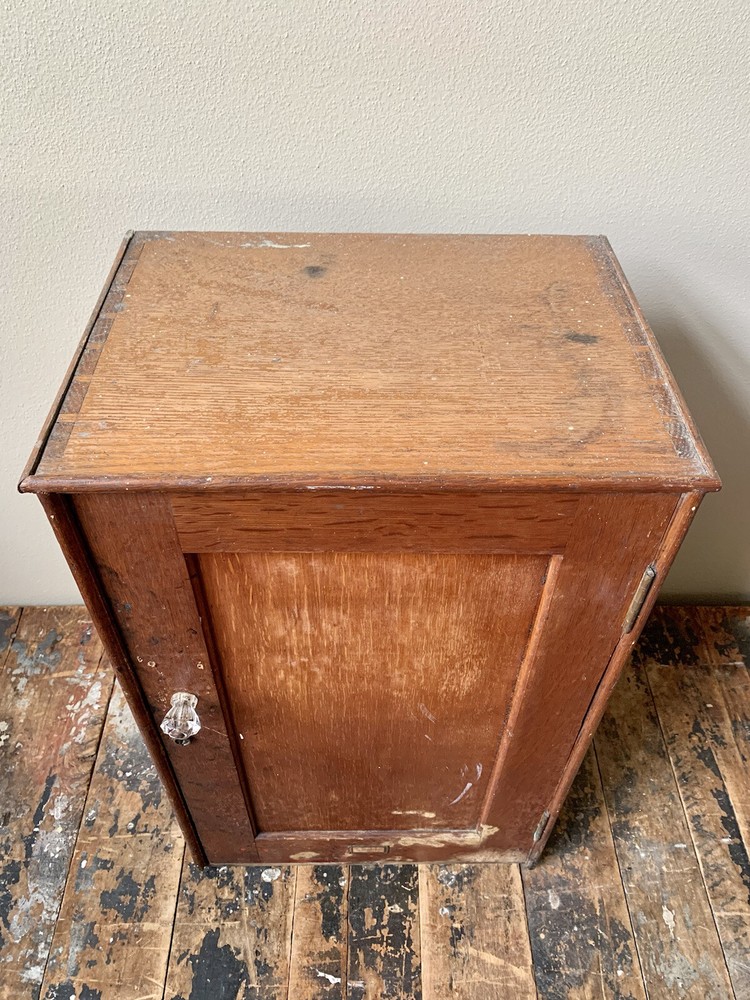 Vintage Wood Lab/Microscope Tool Cabinet