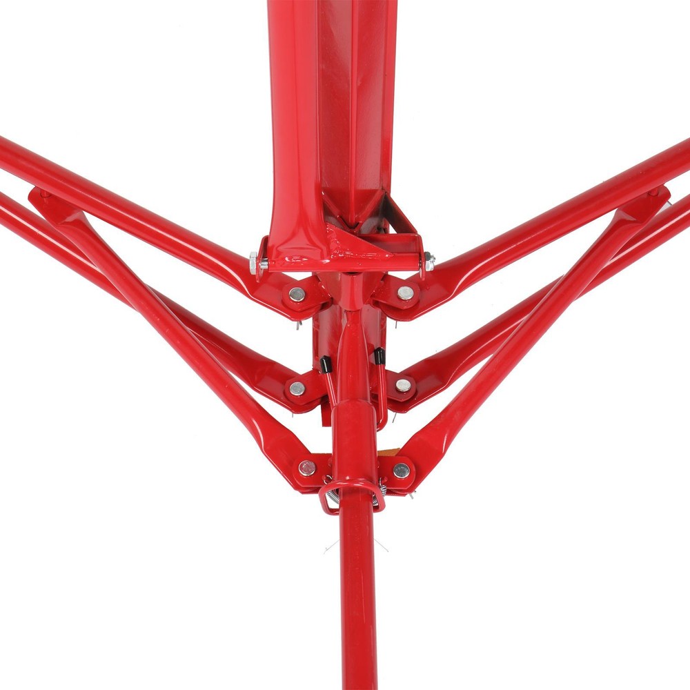 16FT Drywall Lifter Panel Hoist Jack Rolling Caster Construction Lockable 150lbs