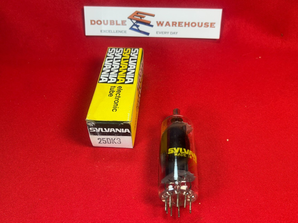 Vintage Sylvania 25DK3 Electronic Vacuum Tube