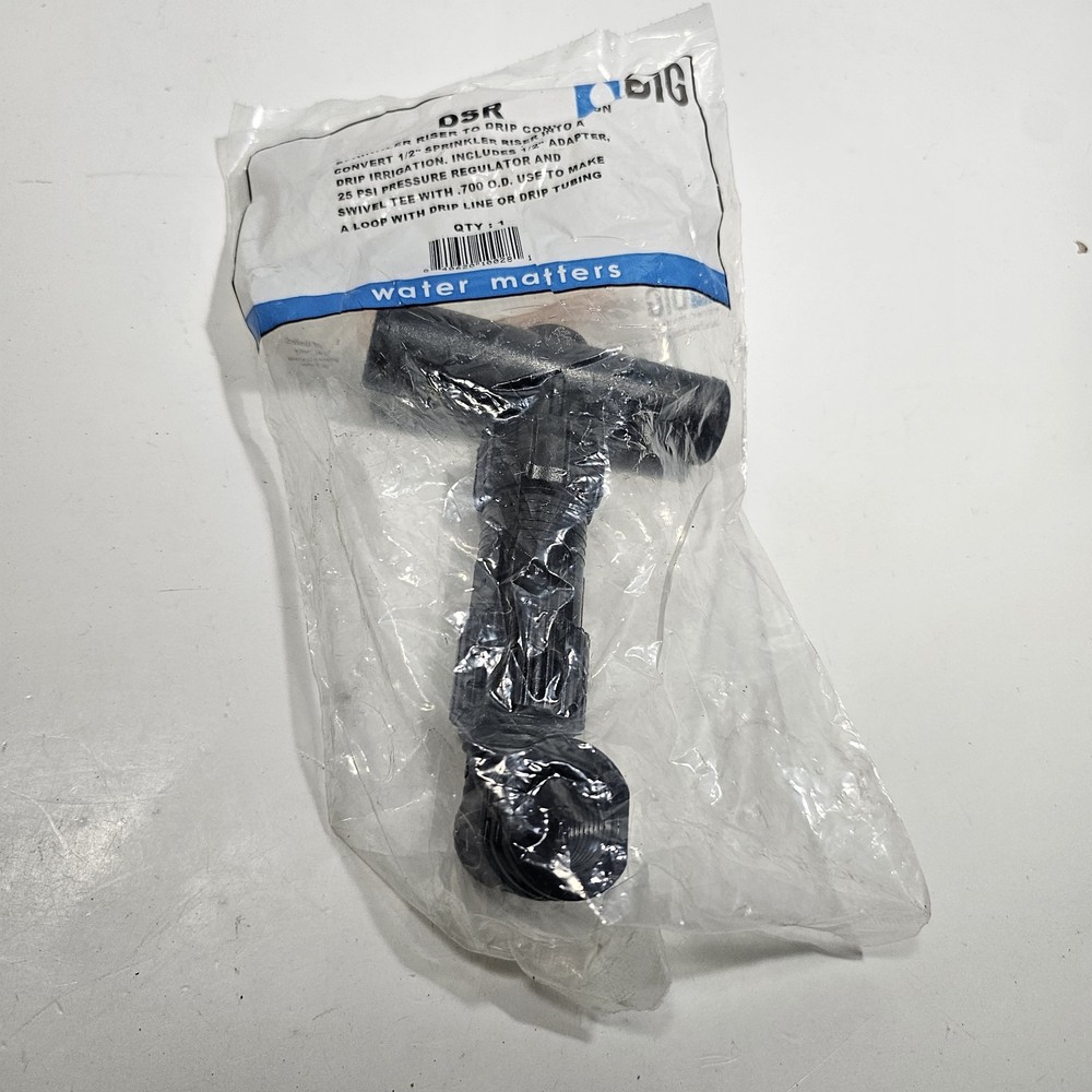Sprinkler Riser-Drip Conversation kit with 25 PSI Pressure Regulator