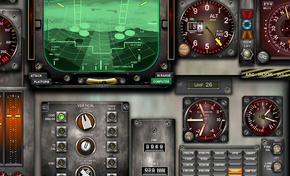 A6 INTRUDER COCKPIT instrument panel CDkit