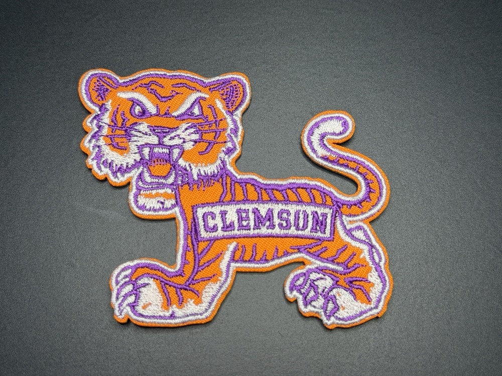 Clemson University Embroidered Iron On Patch