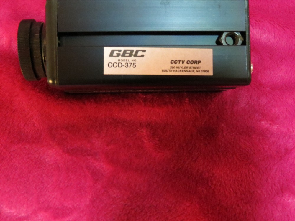 GBC MODEL CCD-375 SECURITY VIDEO CAMERA