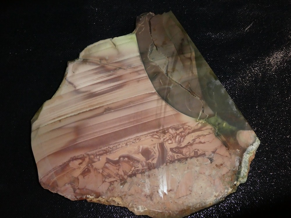 Imperial Jasper 5 1/2" x 4 1/4"- -rough for cabbing-display, science