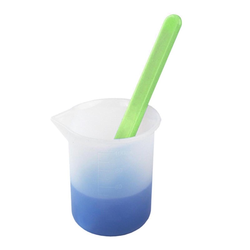 Silicone Measuring Cups Precise Scale Squeeze & Pour Liquid Measure Cup Sticks
