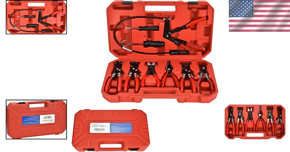 Professional 9pc Hose Clamp Pliers Set