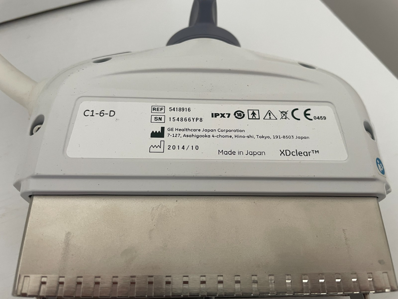 GE C1-6-D Ultrasound Transducer Probe 5418916 works *