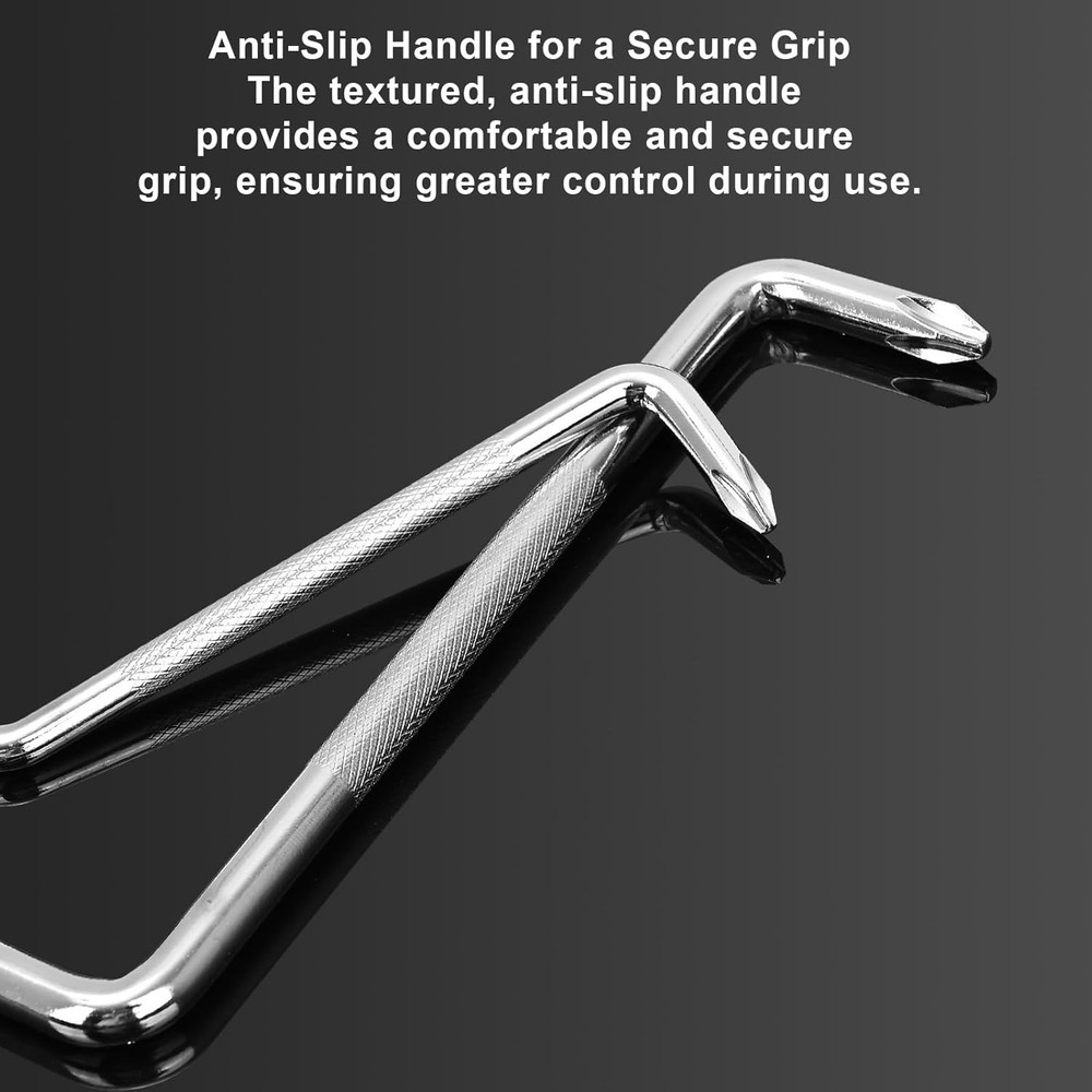 3 Pcs Offset Screwdriver Set Right Angle Phillips Screw Driver Flat Head