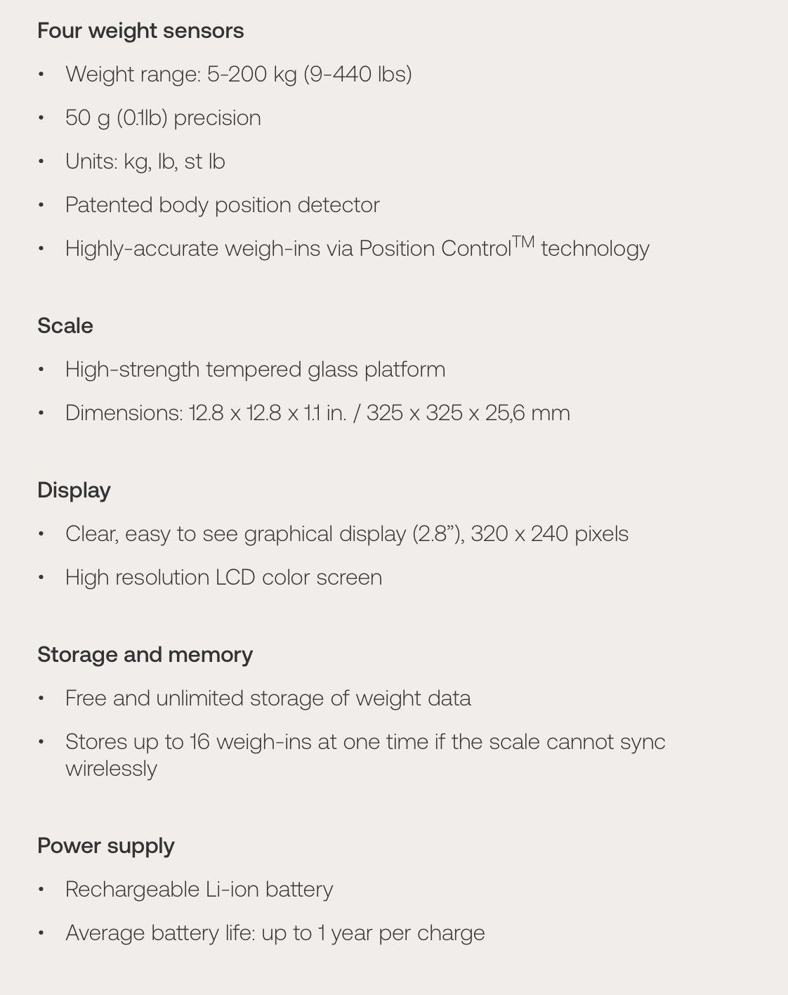 WITHINGS Body Scan - Smart Scale with Segmental Body Composition Analysis