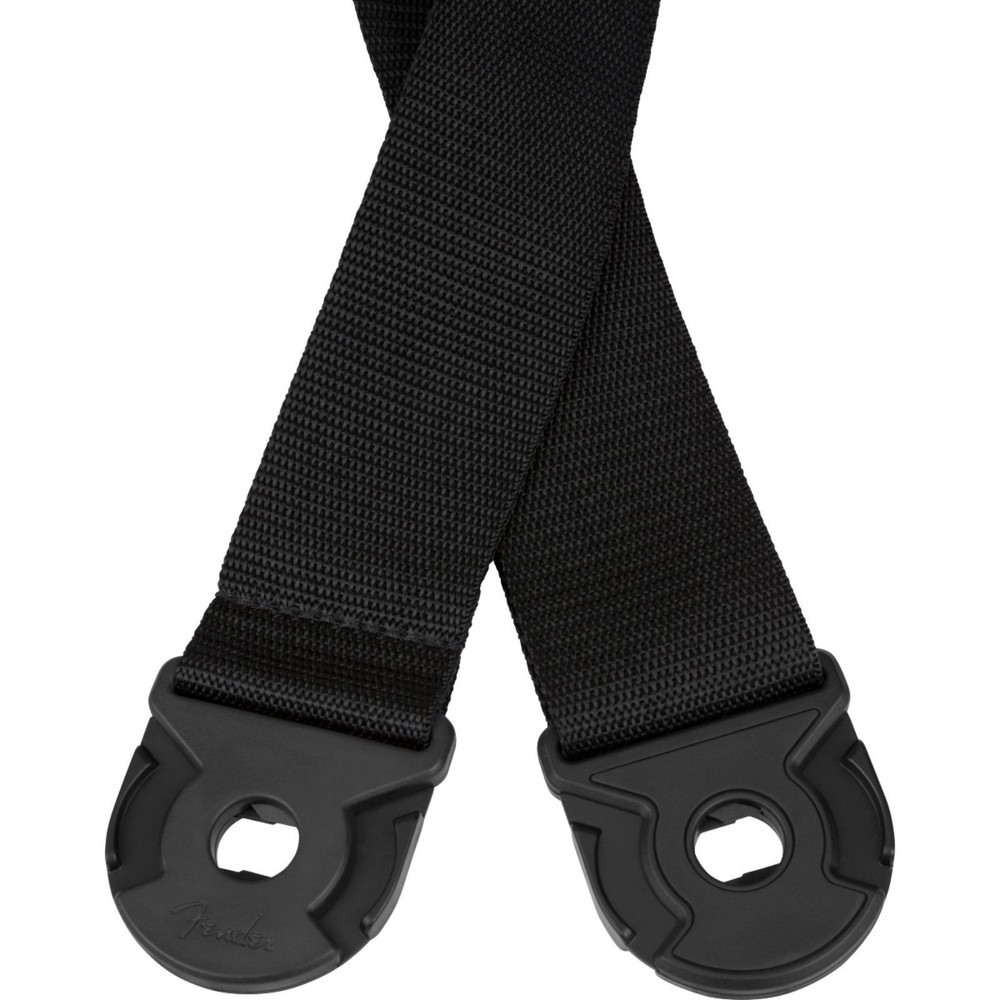 Fender Quick Grip Locking Ends Guitar Strap, Black Polyester