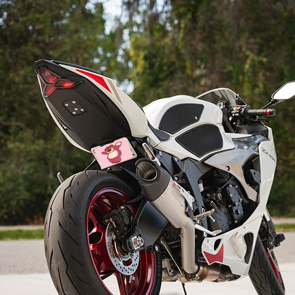 For ZX-6R 636 2024 License Plate Holder LOW-MOUNT FENDER ELIMINATOR BRACKET ZX6R