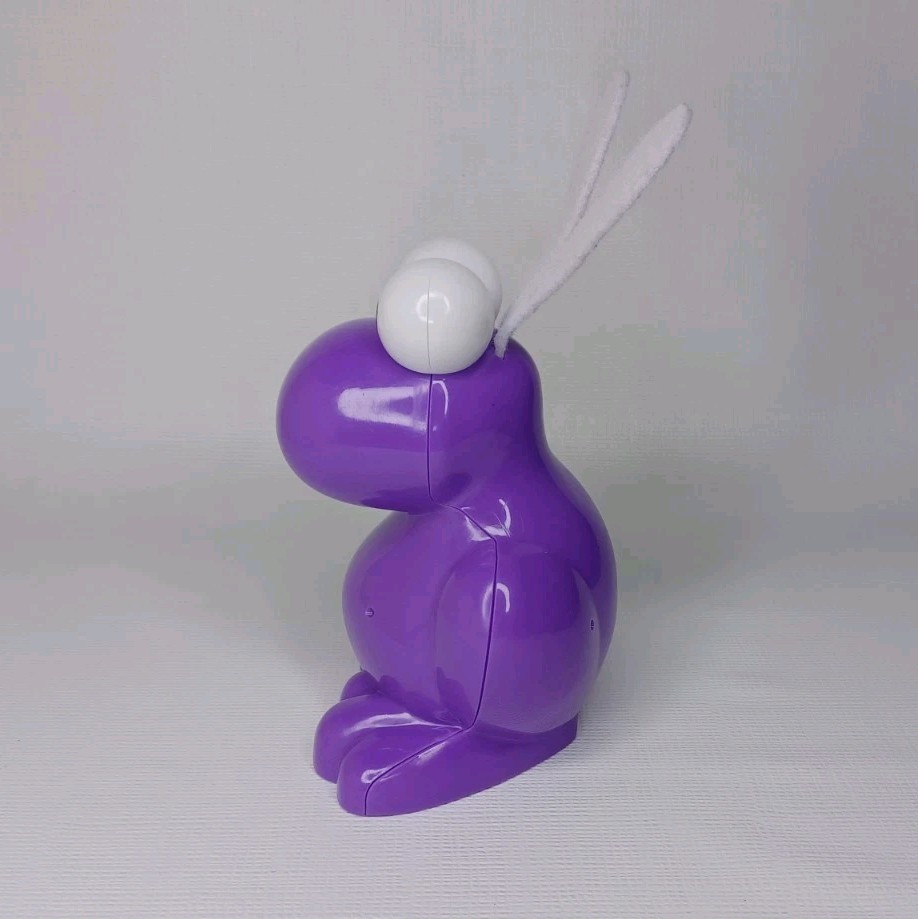 Big Nerds Purple Plastic Nerd Container Easter Bunny Felt Ears